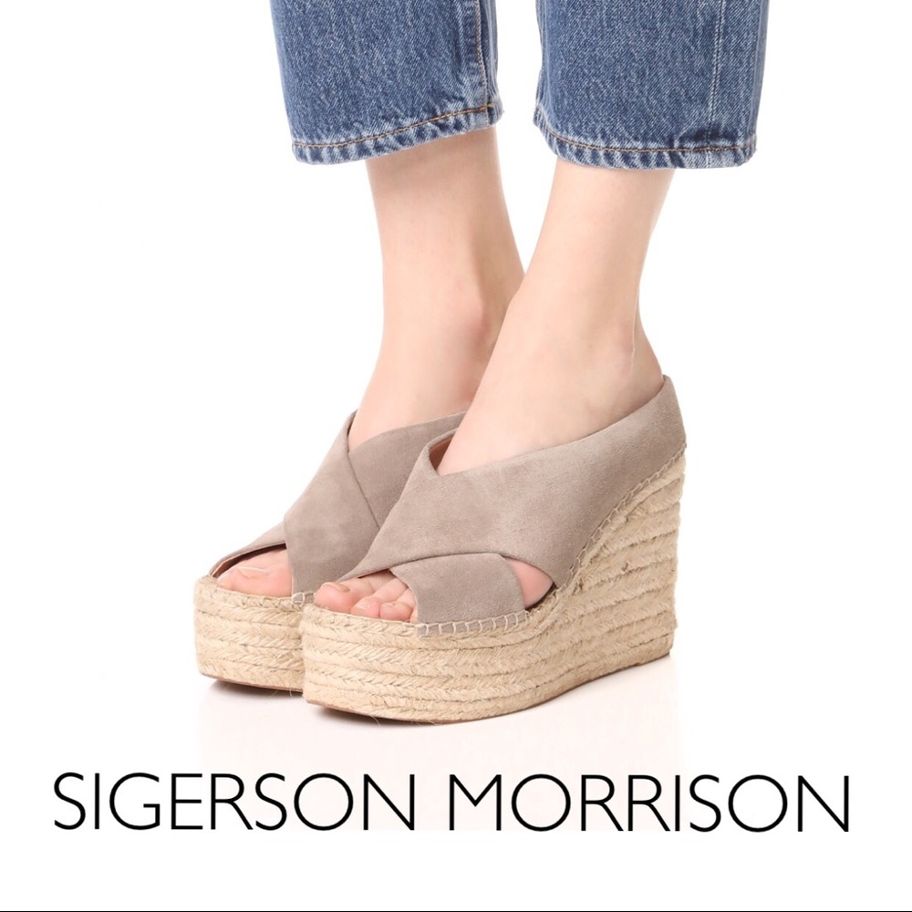 🛍NIB🛍 SIGERSON MORRISON//Wedge Espadrille//9 1/2